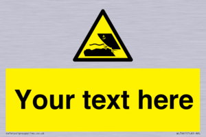 Custom Warning submerged objects in watercraft areas